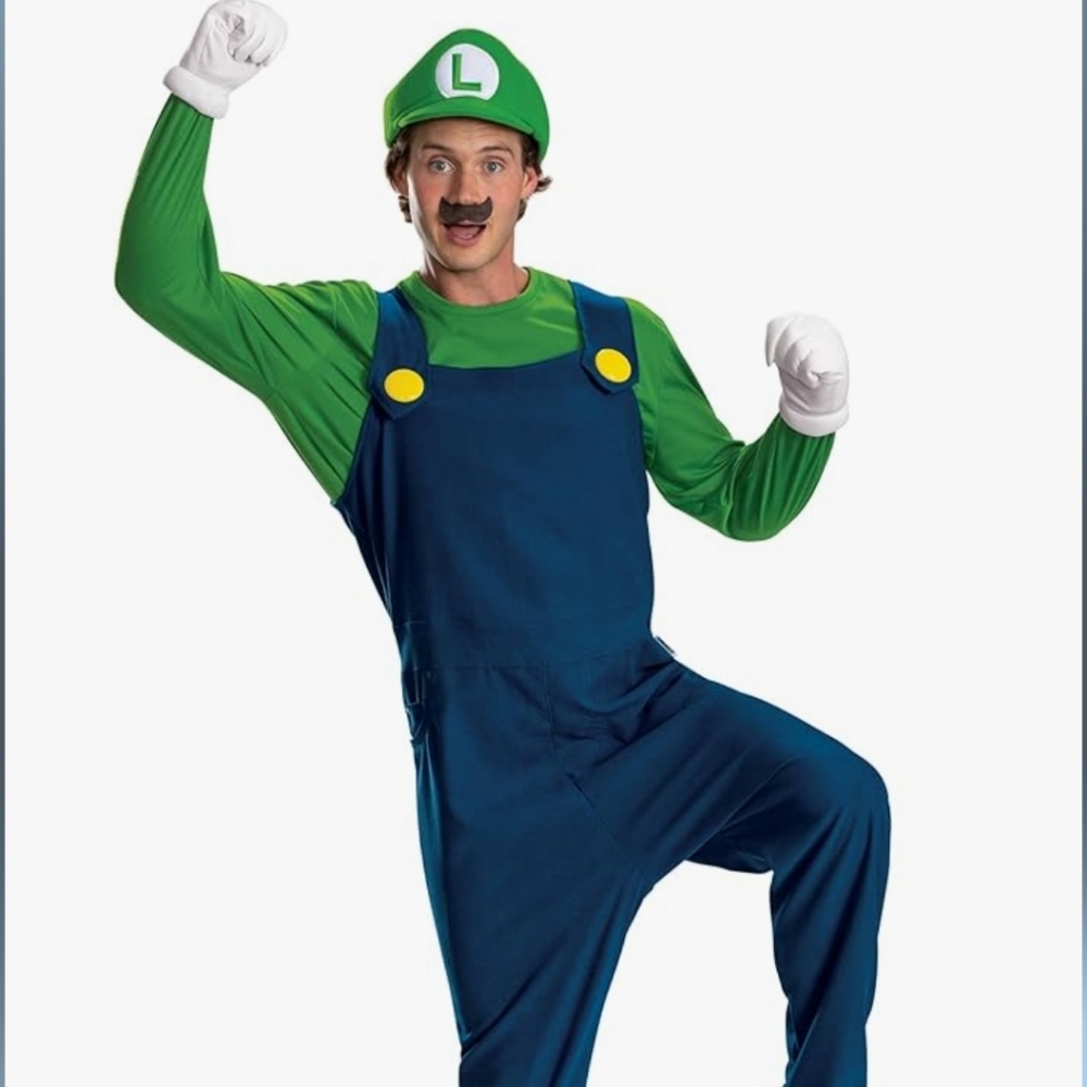 Unisex Luigi Costume